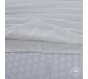 ARGAHOME Spannbettlaken 100% Baumwolle Gewebter Stoff Rundum-Gummizug Weiss Bild 3