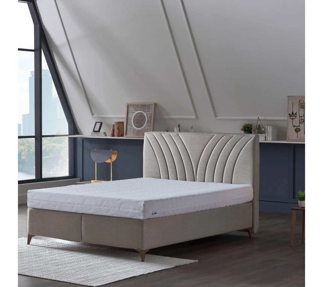 Boxspringmatratze ARGAFLEKS 7-Zonen Komfortschaummatratze Aloe Vera Bezug ARGAHOME