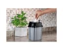 hobby life Abfalleimer mit Push-Deckel Modern Schwarz Bild 1