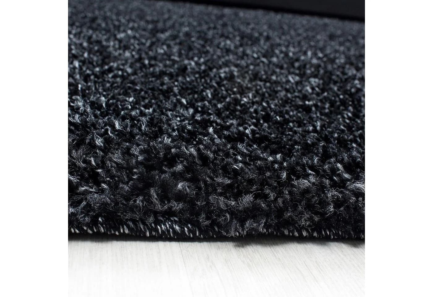 AYYILDIZ TEPPICHE Life Shaggy 1500 Hochflor-Teppich Rund Grau - Bild 3