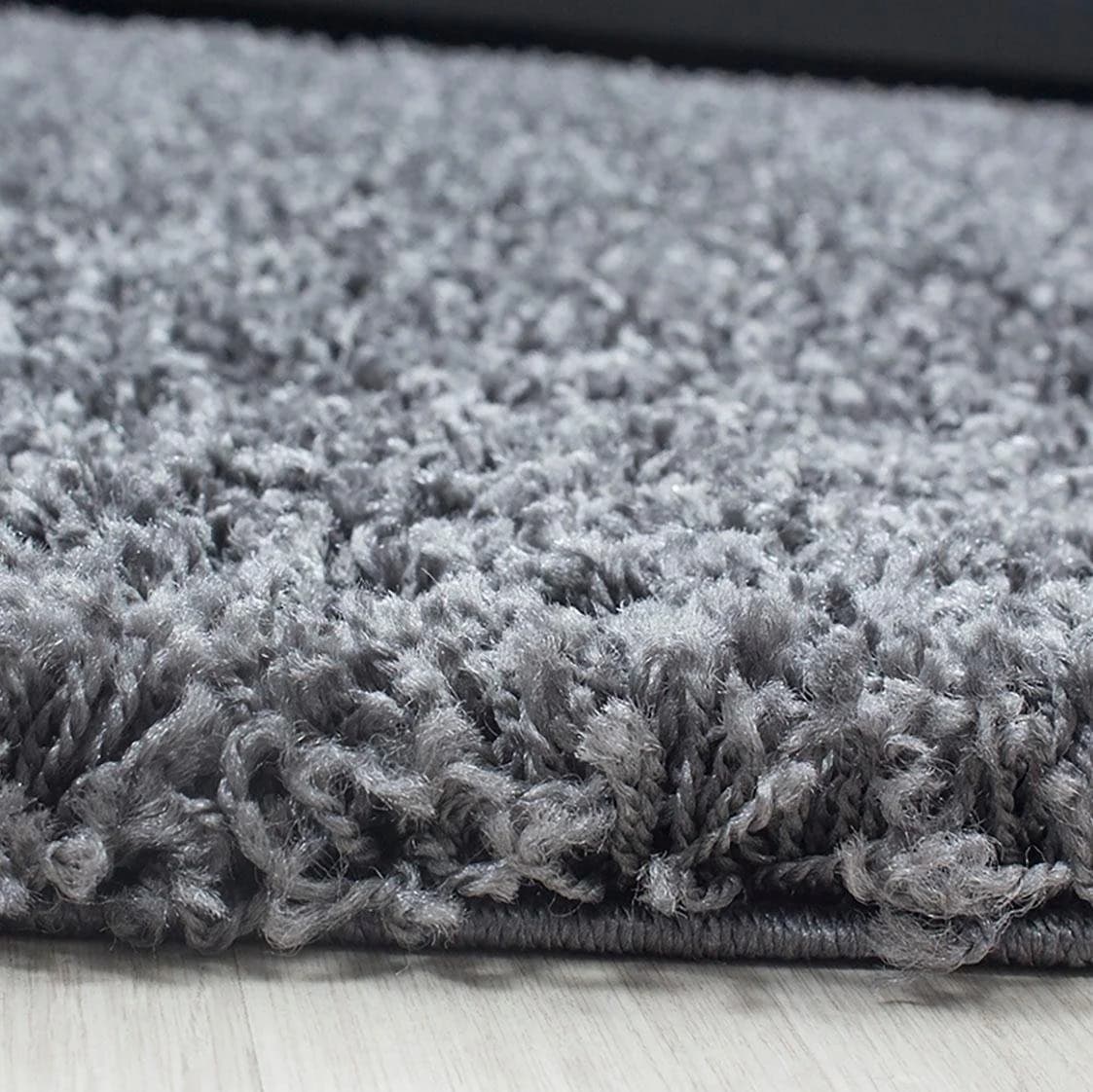 AYYILDIZ Life Shaggy 1500 Hochflor-Teppich Grau Uni - Bild 5