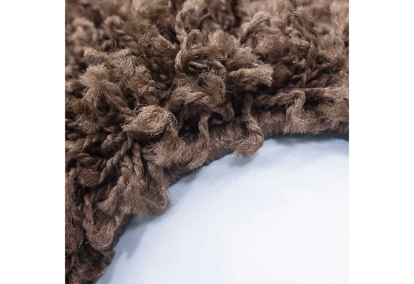AYYILDIZ TEPPICHE Life Shaggy 1500 Hochflor-Teppich Braun Uni - Bild 5