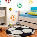 Kinderteppich Fun Schwarz/Weiß Ø ca. 120cm Mömax DE Bild 2