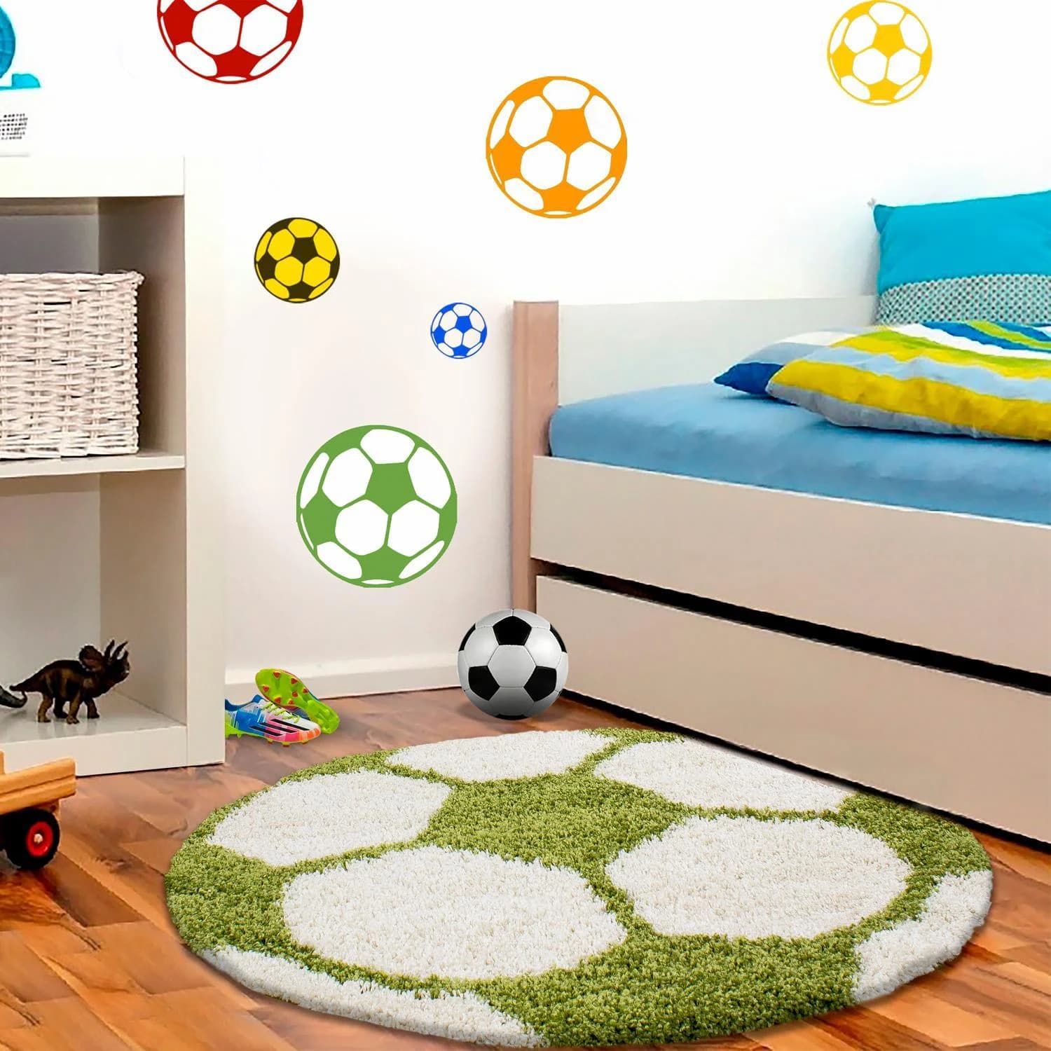 Kinderteppich AYYILDIZ TEPPICHE Fun 6001 Fußball Design - Bild 2