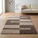 AYYILDIZ TEPPICHE Gala Shaggy 2505 Hochflorteppich Taupe Bild 2