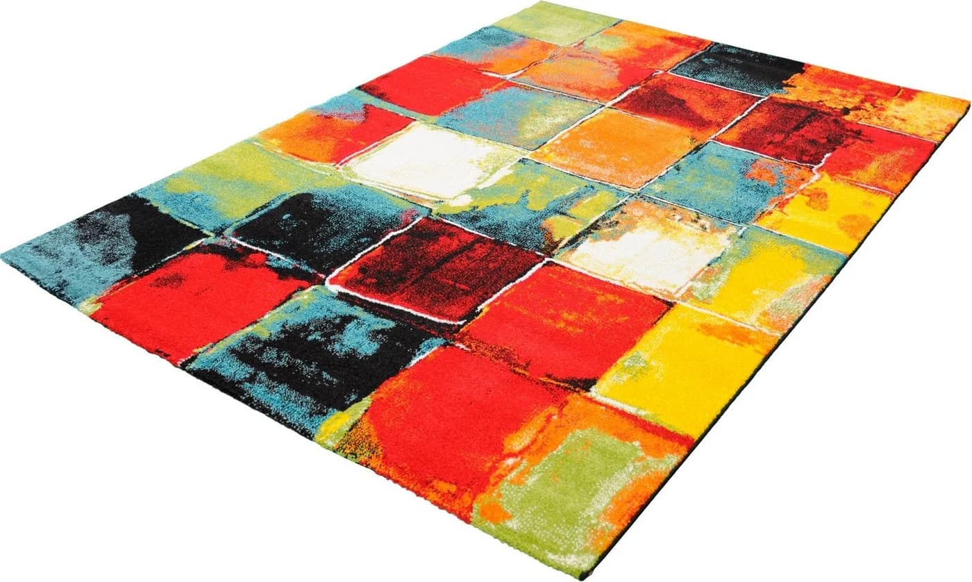MERINOS BELIS PATCHWORK Teppich Bunt Modern 80x150cm