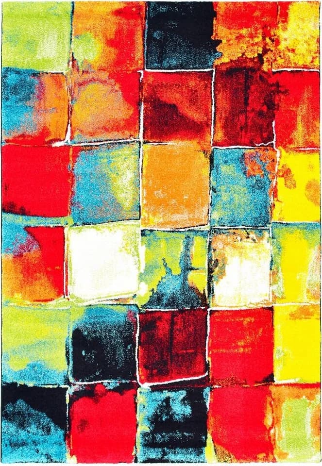 MERINOS BELIS PATCHWORK Teppich Bunt Modern 80x150cm - Bild 3
