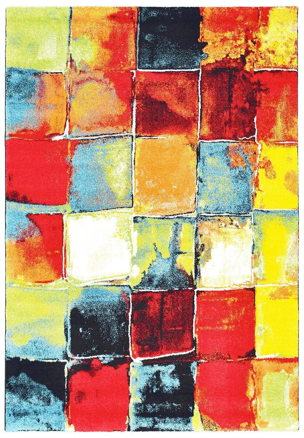 MERINOS BELIS PATCHWORK Teppich Bunt Modern 80x150cm - Bild 5
