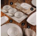 Kütahya Porselen Tafelservice 16-tlg. Frühstücksset beige/braun Bild 1