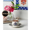 Karaca Nakkash Espressotassen-Set 12-teilig Weiß Floral Bild 1