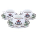 Karaca Nakkash Espressotassen-Set 12-teilig Weiß Floral Bild 2