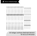 Karaca Lizbon Besteck-Set 60-tlg. für 12 Personen Edelstahl Silber Bild 1
