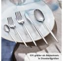 Karaca Lizbon Besteck-Set 60-tlg. für 12 Personen Edelstahl Silber Bild 5