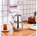 Karaca Layla Teeservice Metall 1L Teekanne & 1,75L Wasserkocher Set Bild 1