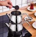 Karaca Layla Teeservice Metall 1L Teekanne & 1,75L Wasserkocher Set Bild 3