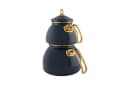Karaca Retro Teekannen-Set Emaille Anthrazit 1,1L & 2,3L Bild 4