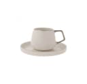 Karaca Saturn Kaffeeservice 6-tlg. Türkische Kaffeetassen Bone Porzellan Platin Bild 3