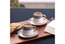 Karaca Globe Kaffeeservice 4-teilig Schwarz Porzellan Bild 3