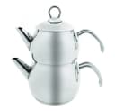 Karaca Belinay Teekannen-Set Edelstahl 2,6L Induktionsgeeignet Silber Bild 3