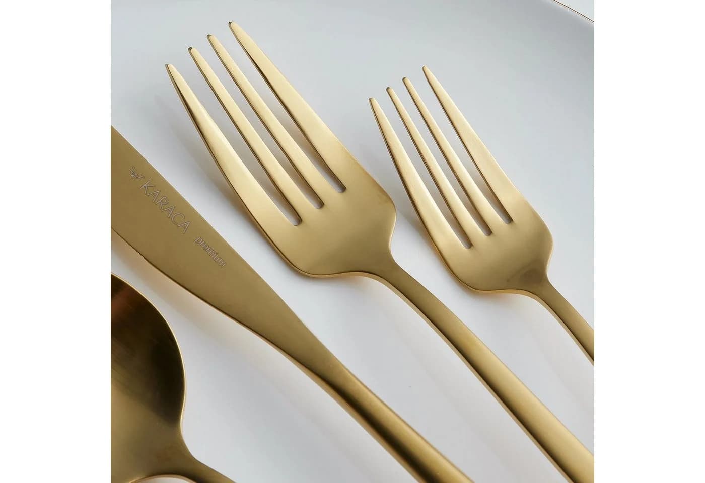 Karaca Orion Gold Besteckset 30-tlg. Edelstahl für 6 Personen - Bild 3