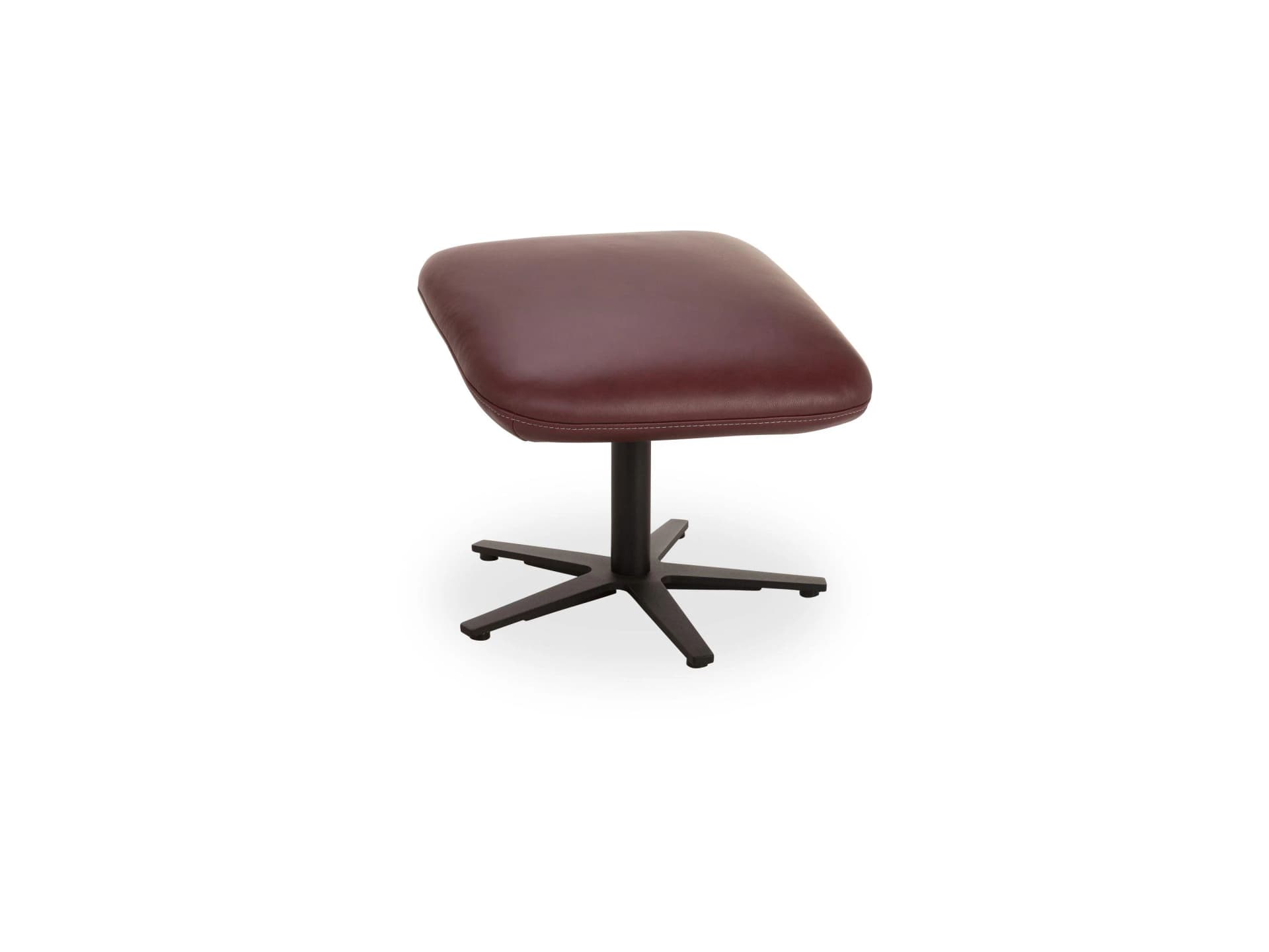 Hocker himolla KORNSPITZE Rot Leder Modern