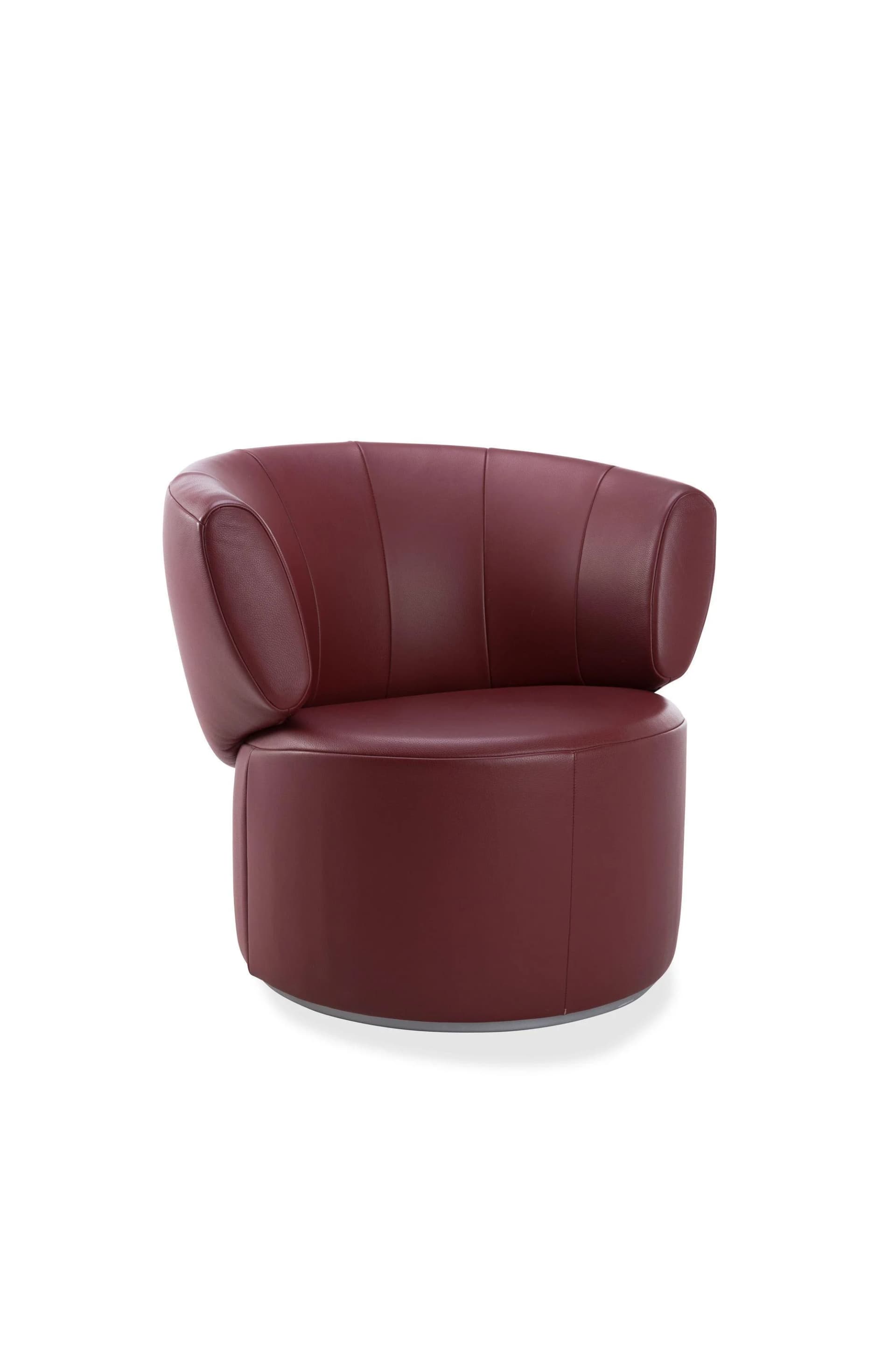 Einzelsessel ROLF BENZ 684 Rot Leder