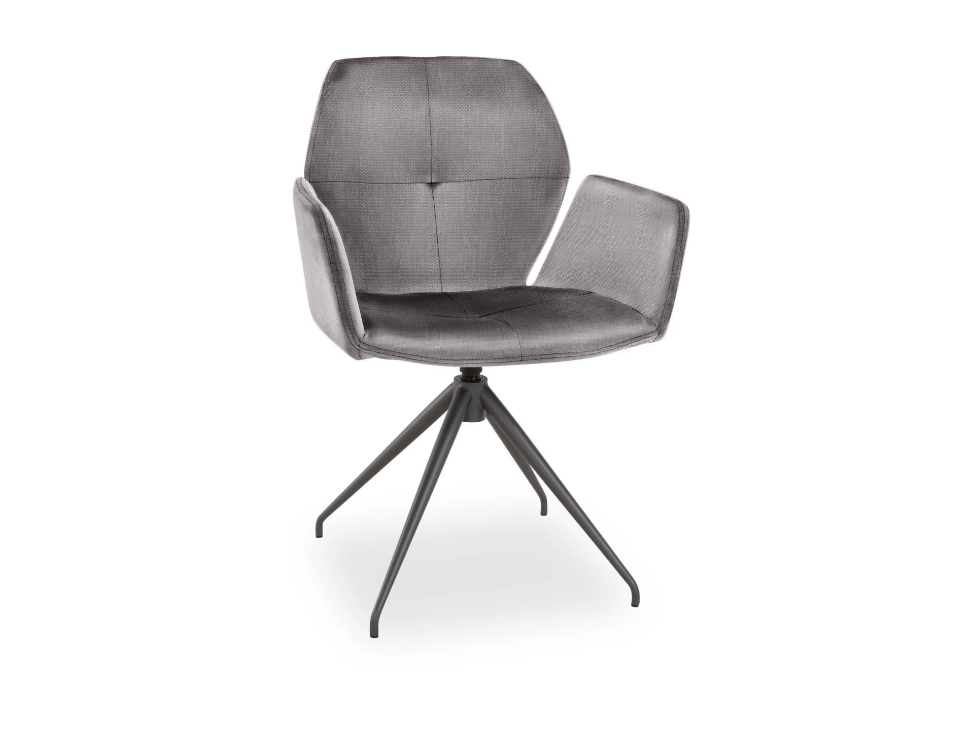 MOBITEC MOOD 95 M0712 Armlehnstuhl Grau 360° drehbar