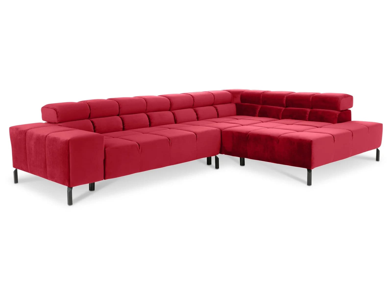 Loft Polsterecke CATELYN 2.0 mit Rückenverstellung und Metallfüßen