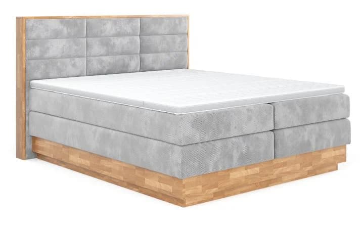 Boxspringbett VALMONDO INCANA Beige Stoff