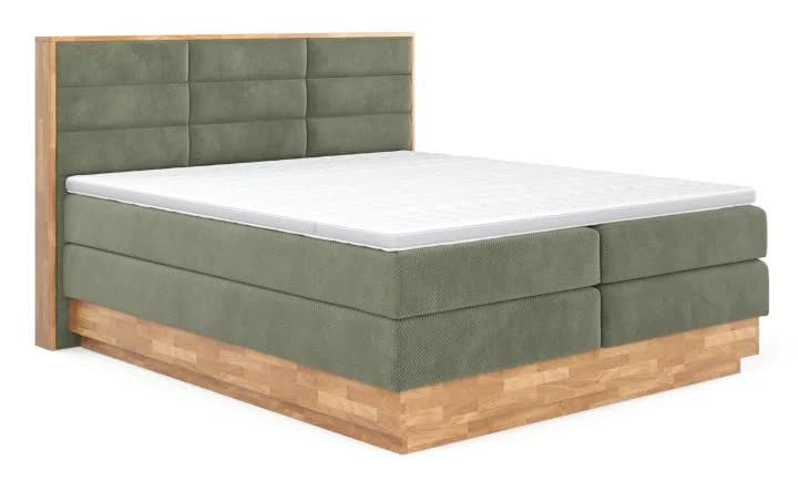Boxspringbett VALMONDO INCANA Beige Stoff
