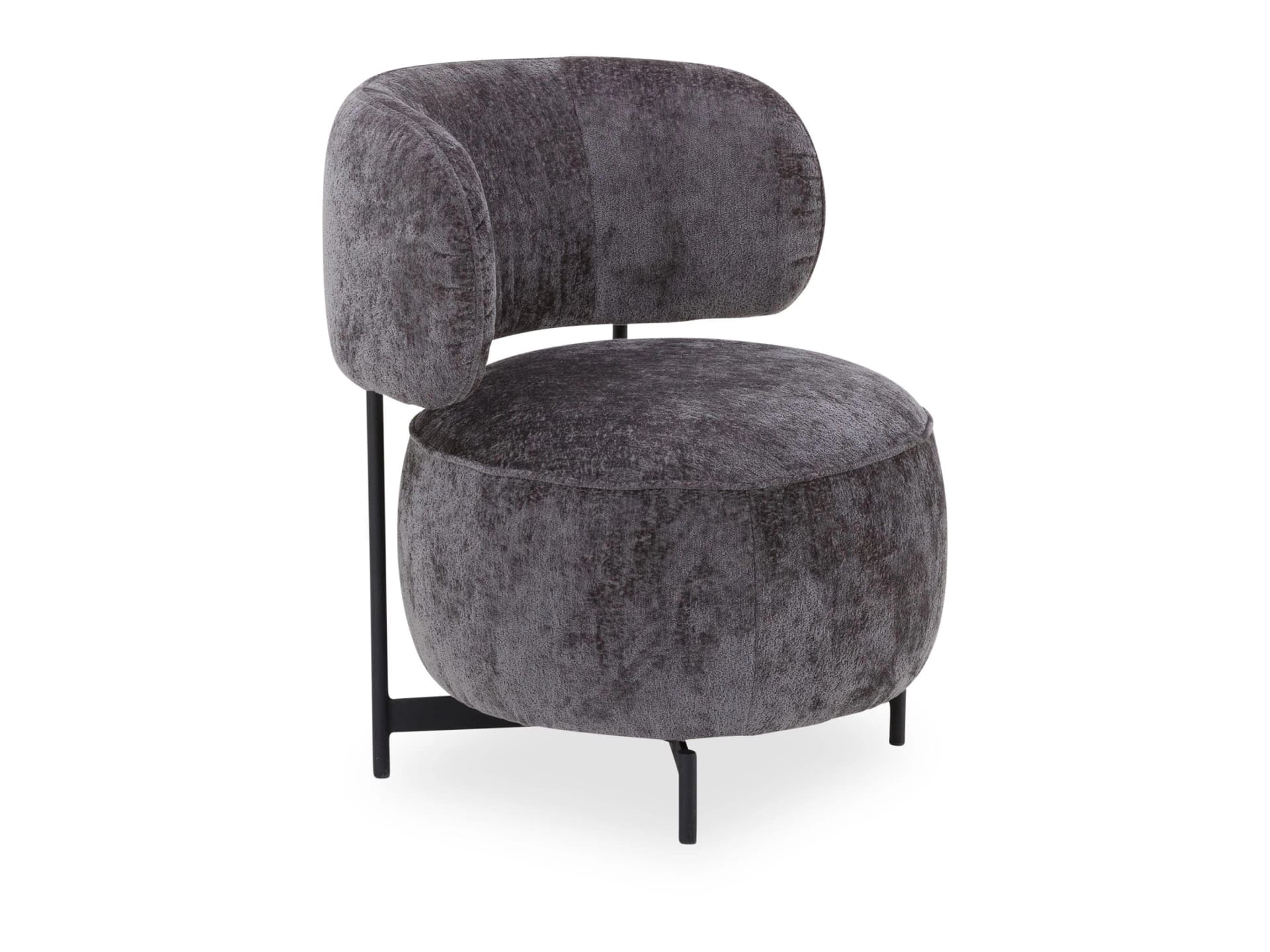 JOOP! Sessel CHARACTERS Grau Stoff Drehbar