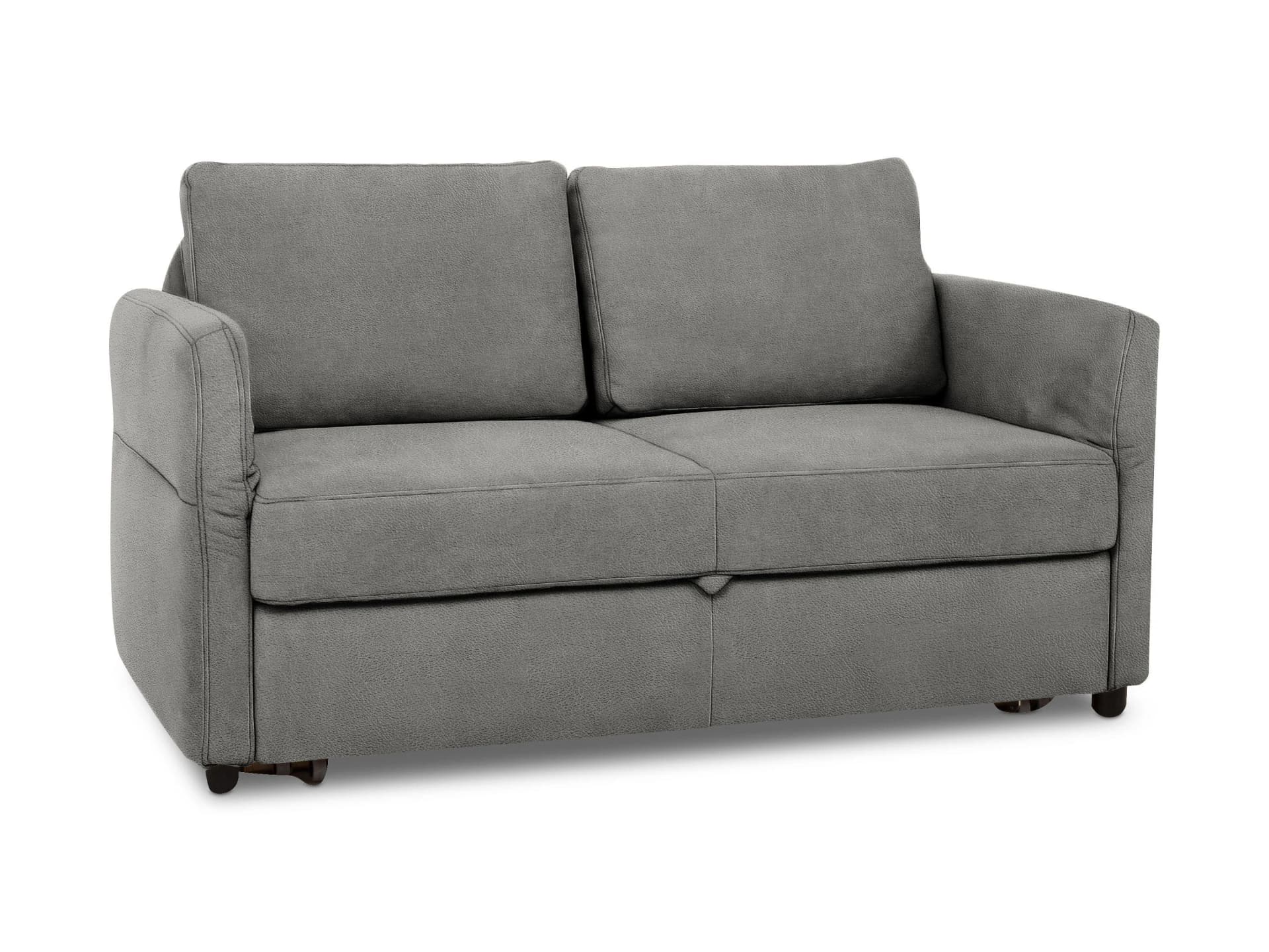 Schlafsofa SLEEP mit Leder Punch Bezug und Bettauszug