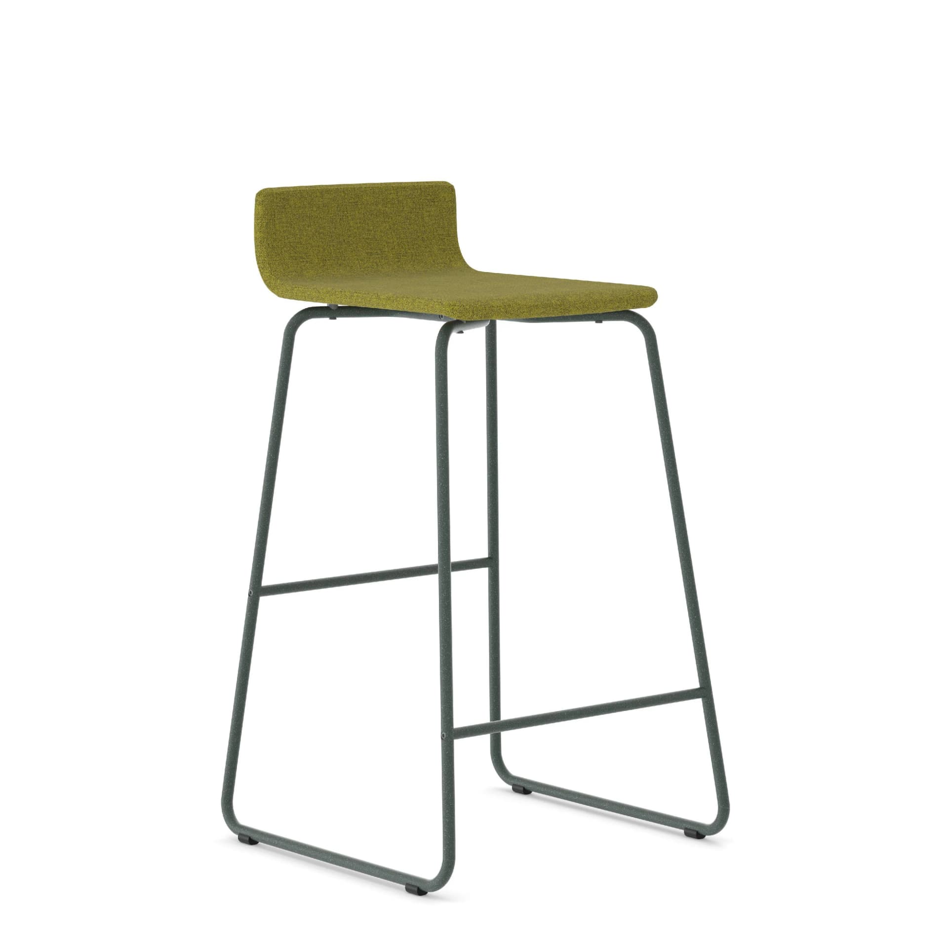 Nowy Styl Barhocker Cafe Grün Stoff RAL 7016 Anthrazit
