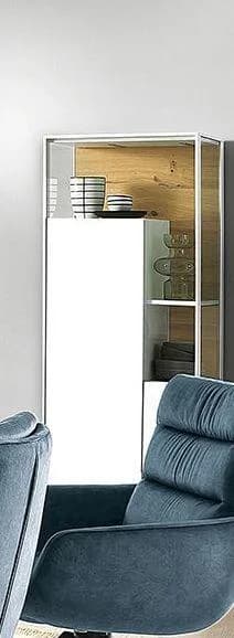Vitrine VENJAKOB SENTINO 3000 Weiß Lack Modern