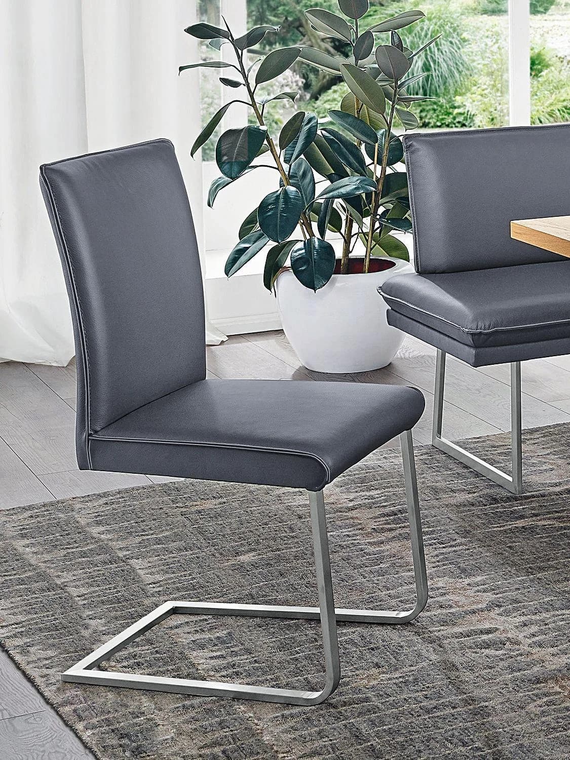 Variano Freischwinger MATCH Grau Stoff