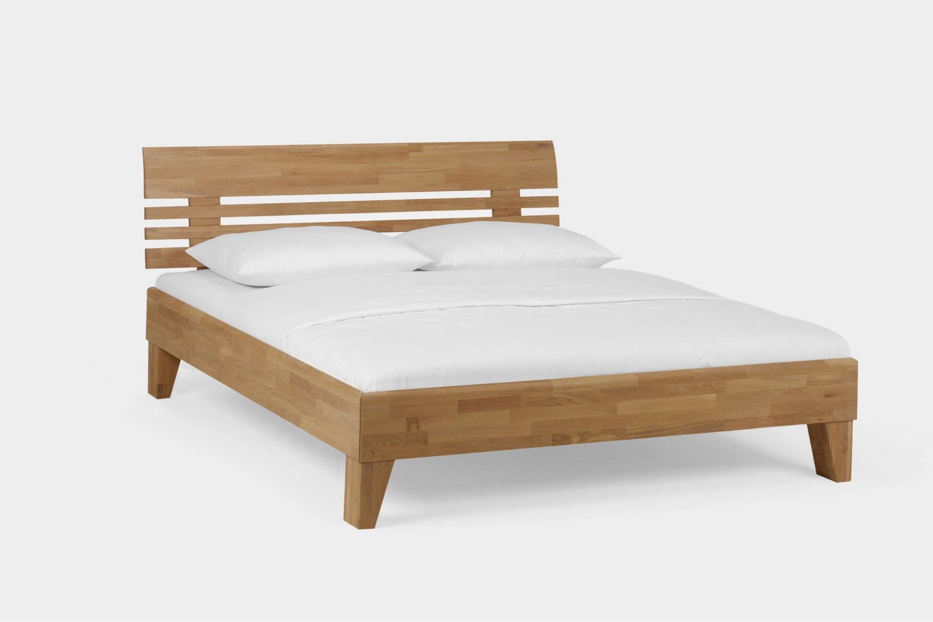 Holzbett Avantgarde Braun Massivholz