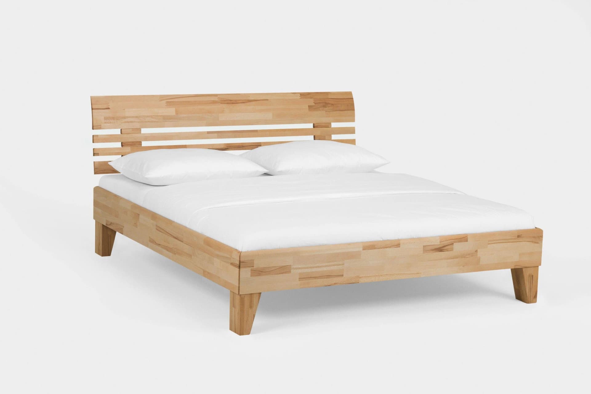 Holzbett Avantgarde Braun Massivholz