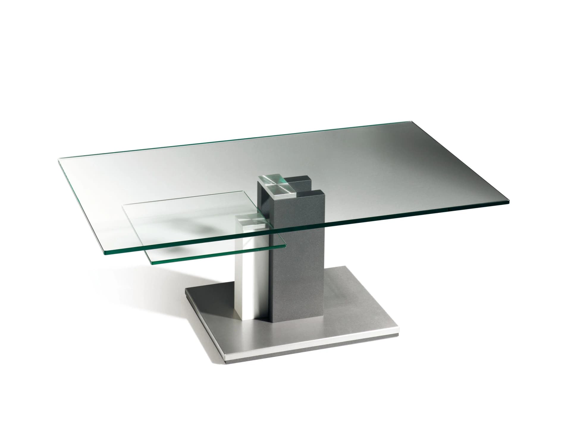 Couchtisch 7382HK-110-61/09 Glas Metall Modern