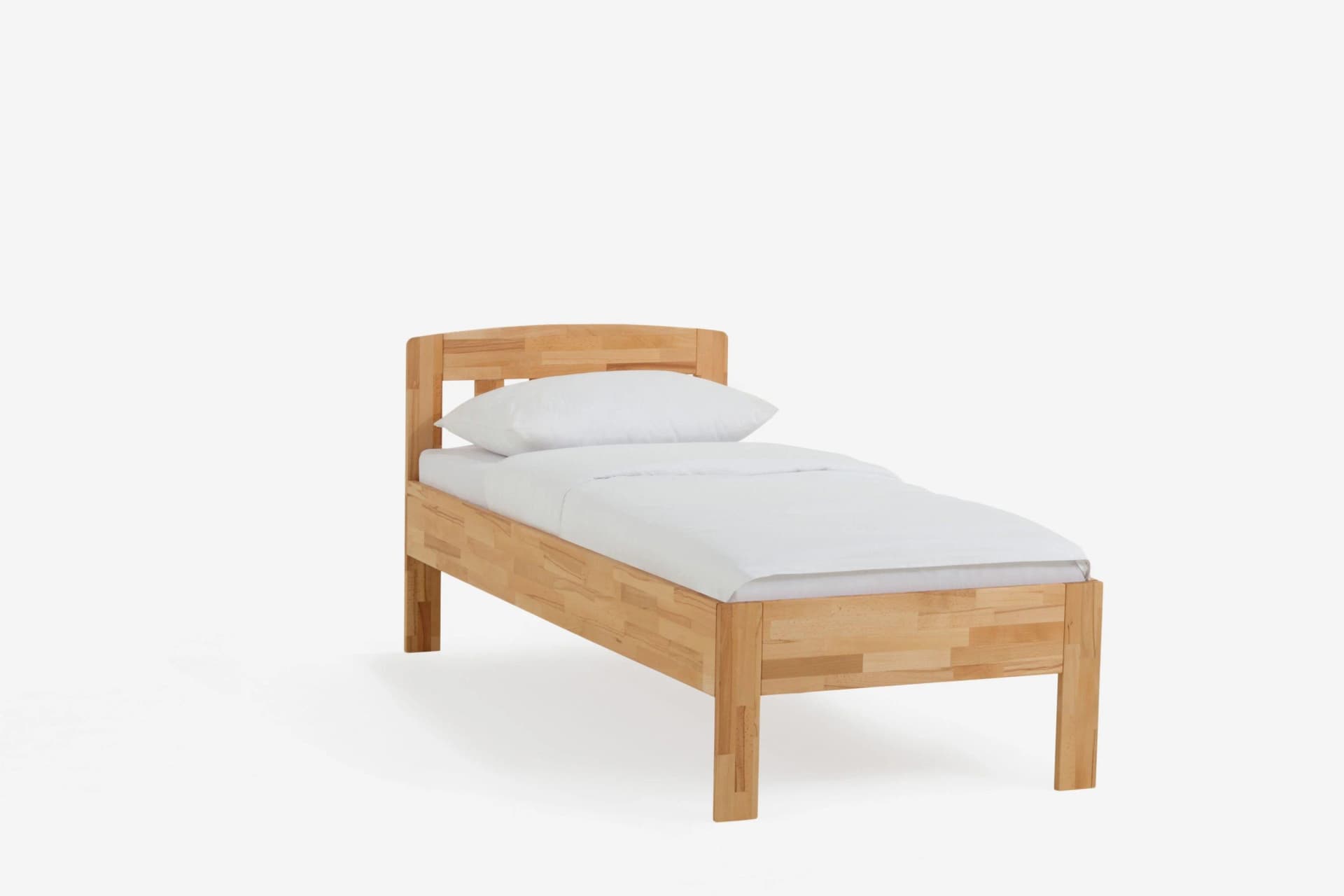 Holzbett Jasmine Massivholz 100x190 cm