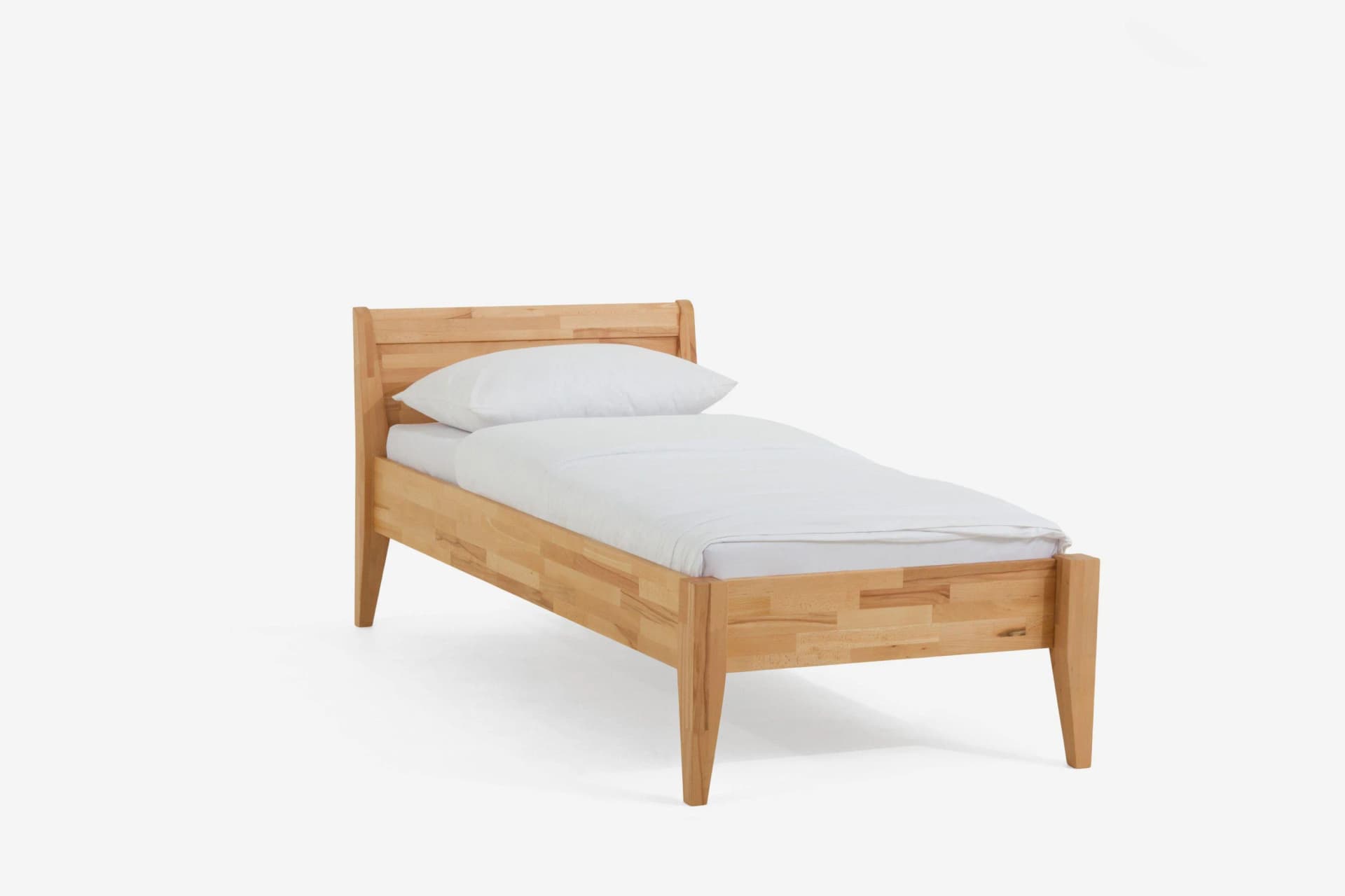Holzbett Jasmine Massivholz 100x190 cm verstellbar