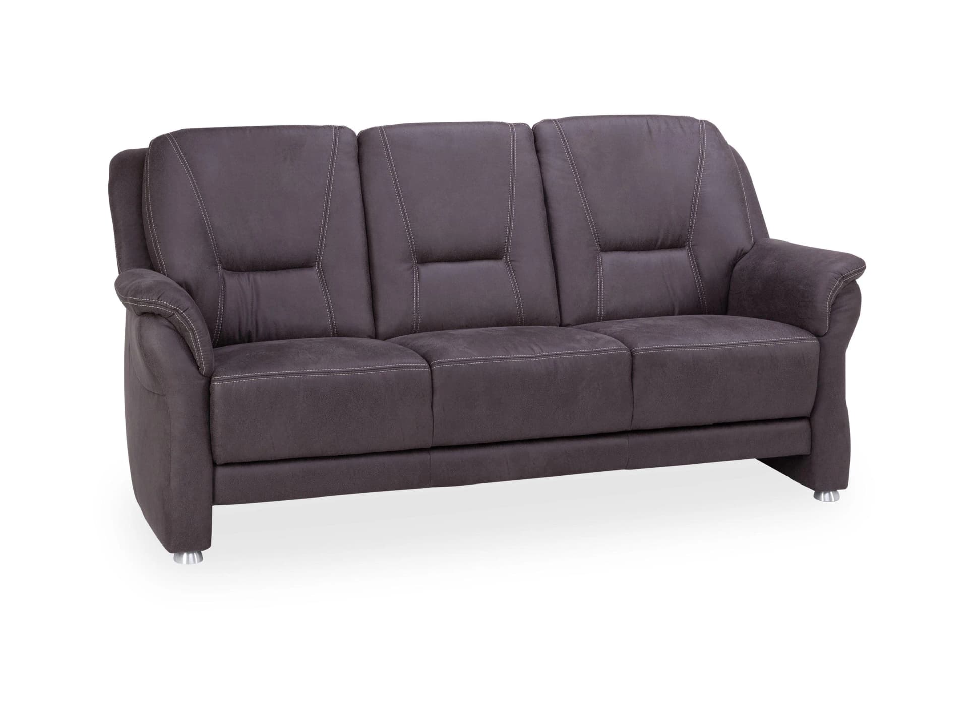 SYSTEMPOLSTER Sofa 3-Sitzer PALLADION Stoff 12 Saddle