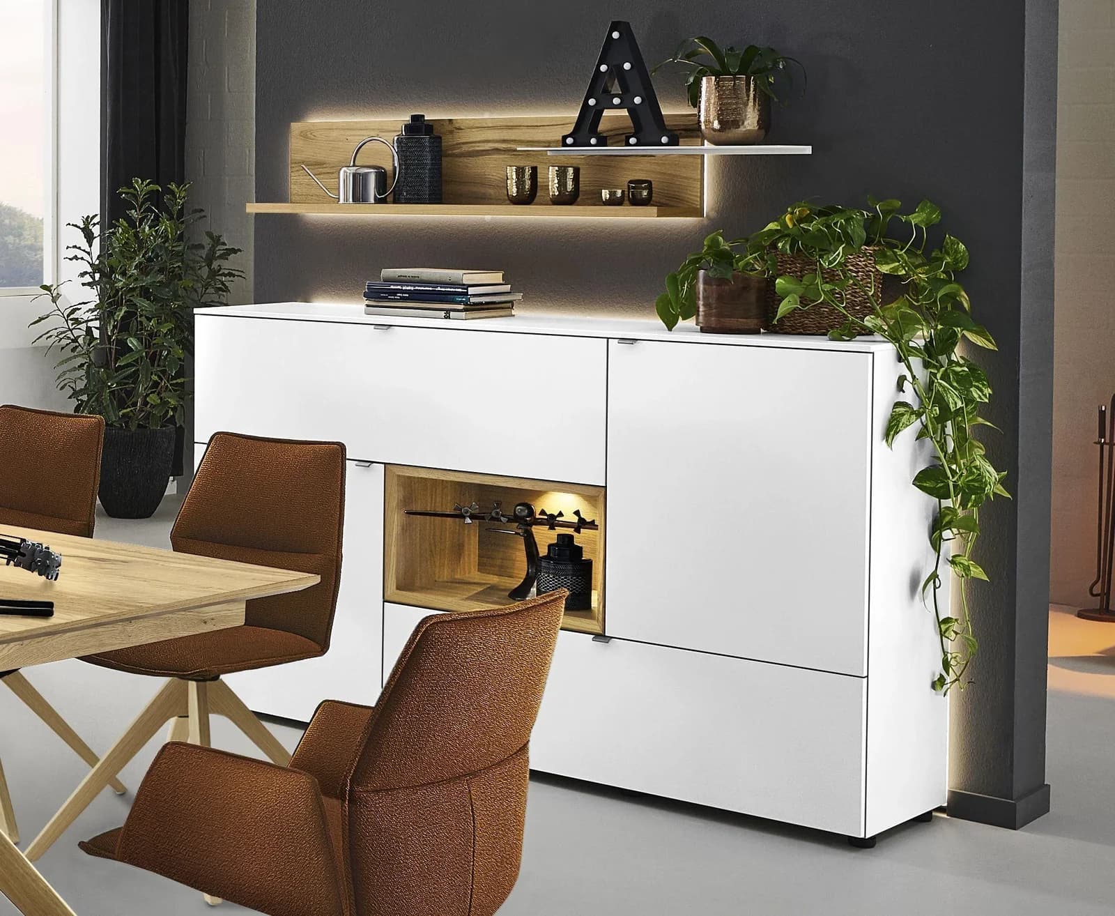 Sideboard VENJAKOB ANDIAMO HOME Weiß Matt