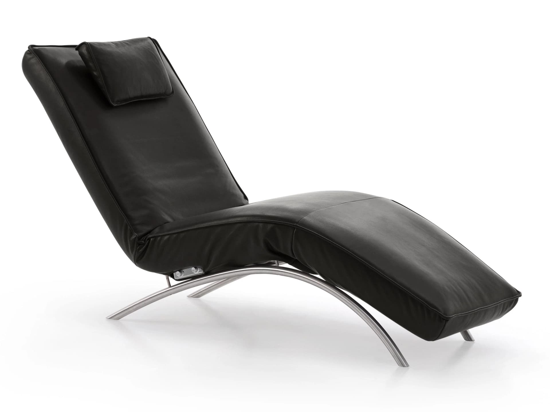 KOINOR Jonas Liege Schwarz Anilinleder Modern