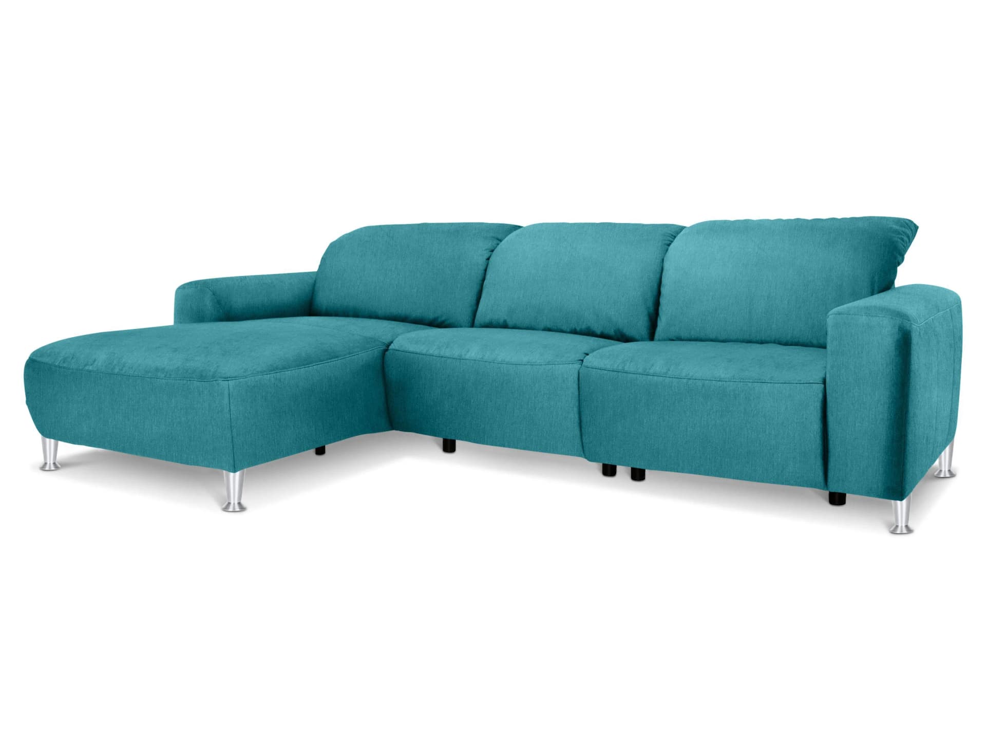 Loft Polsterecke CALANO 2.0 Stoff Matrix mit Federkern & Kopfteilverstellung