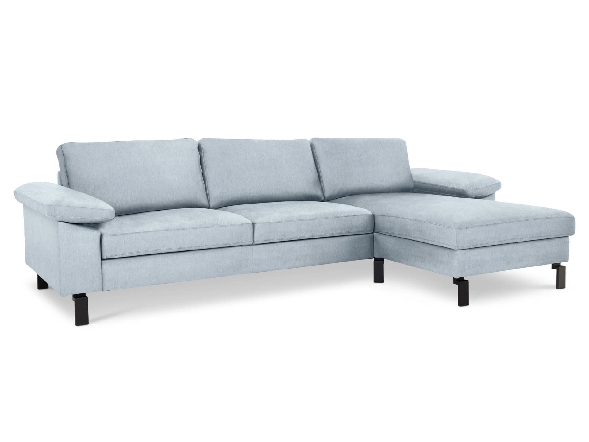 LOFT Polsterecke COLLINS mit Komfortbett, Stauraum & Metallfüßen