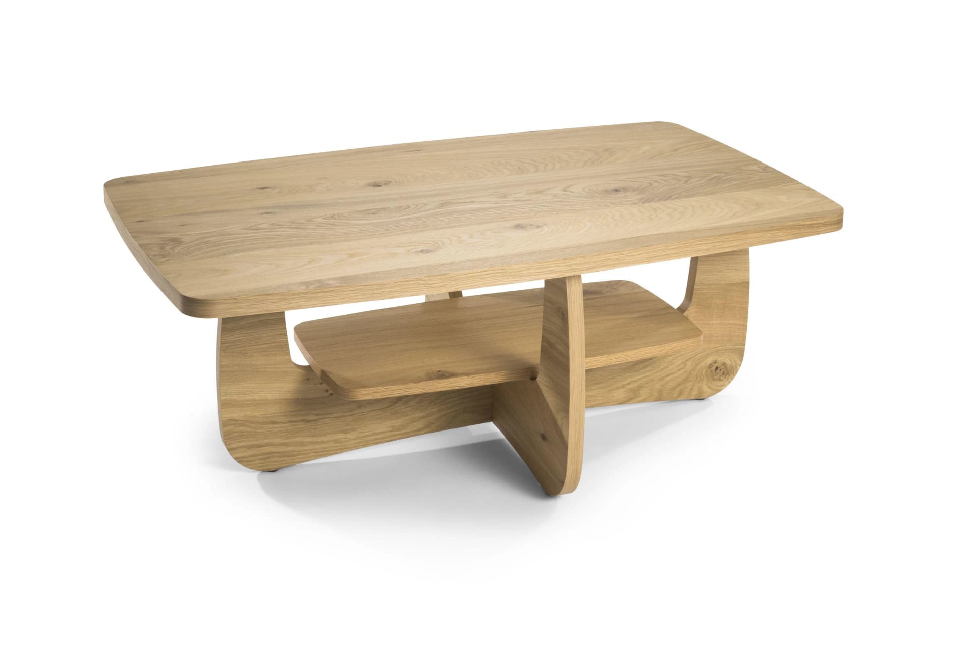 Couchtisch 1530 H-116-45 Braun Asteiche furniert