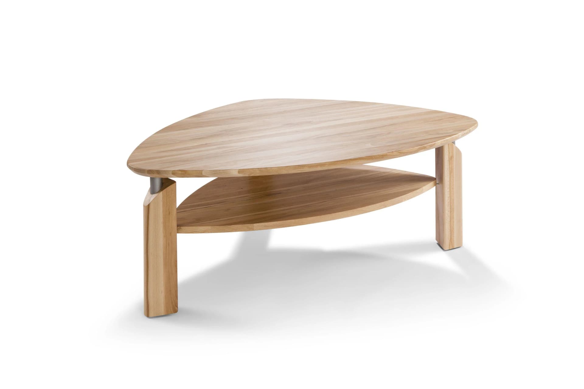 Couchtisch 1563 H-45 aus massiver Asteiche, braun, ländliches Design