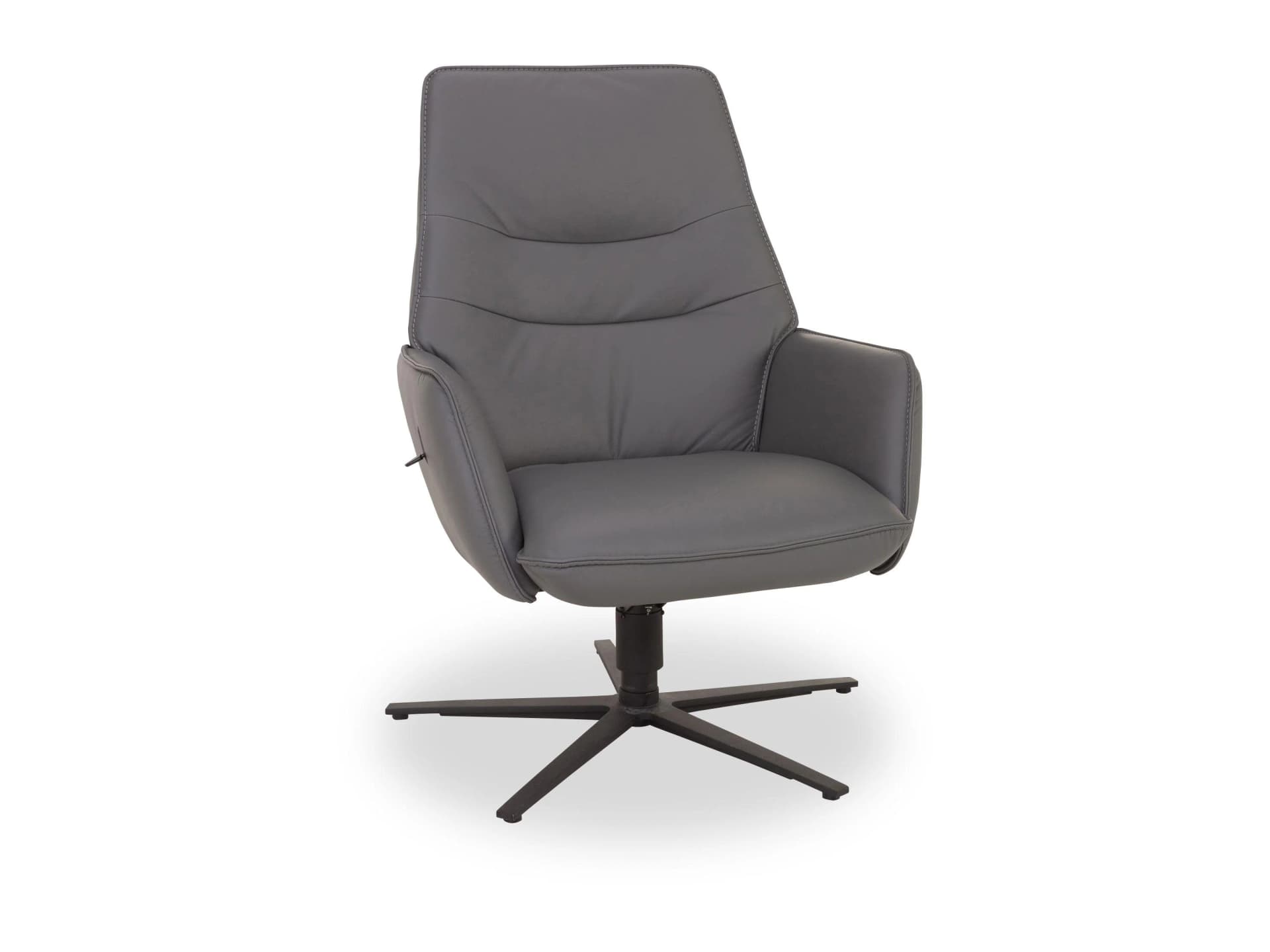 Sessel himolla FICHTELBERG Grau Leder Modern