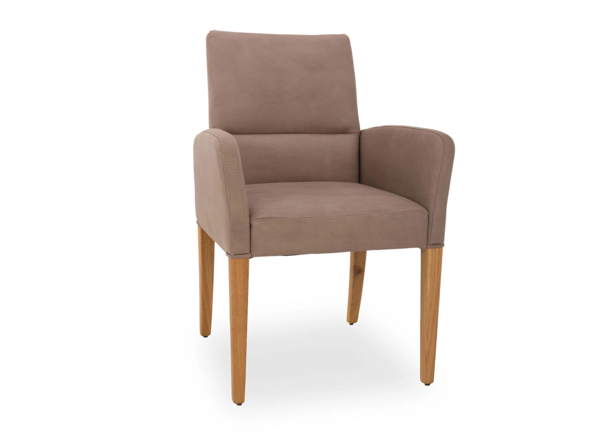 Variano BERGAMO 2-Sitzer Sofa Mikrofaser Beige-Braun Verstellbare Armlehnen