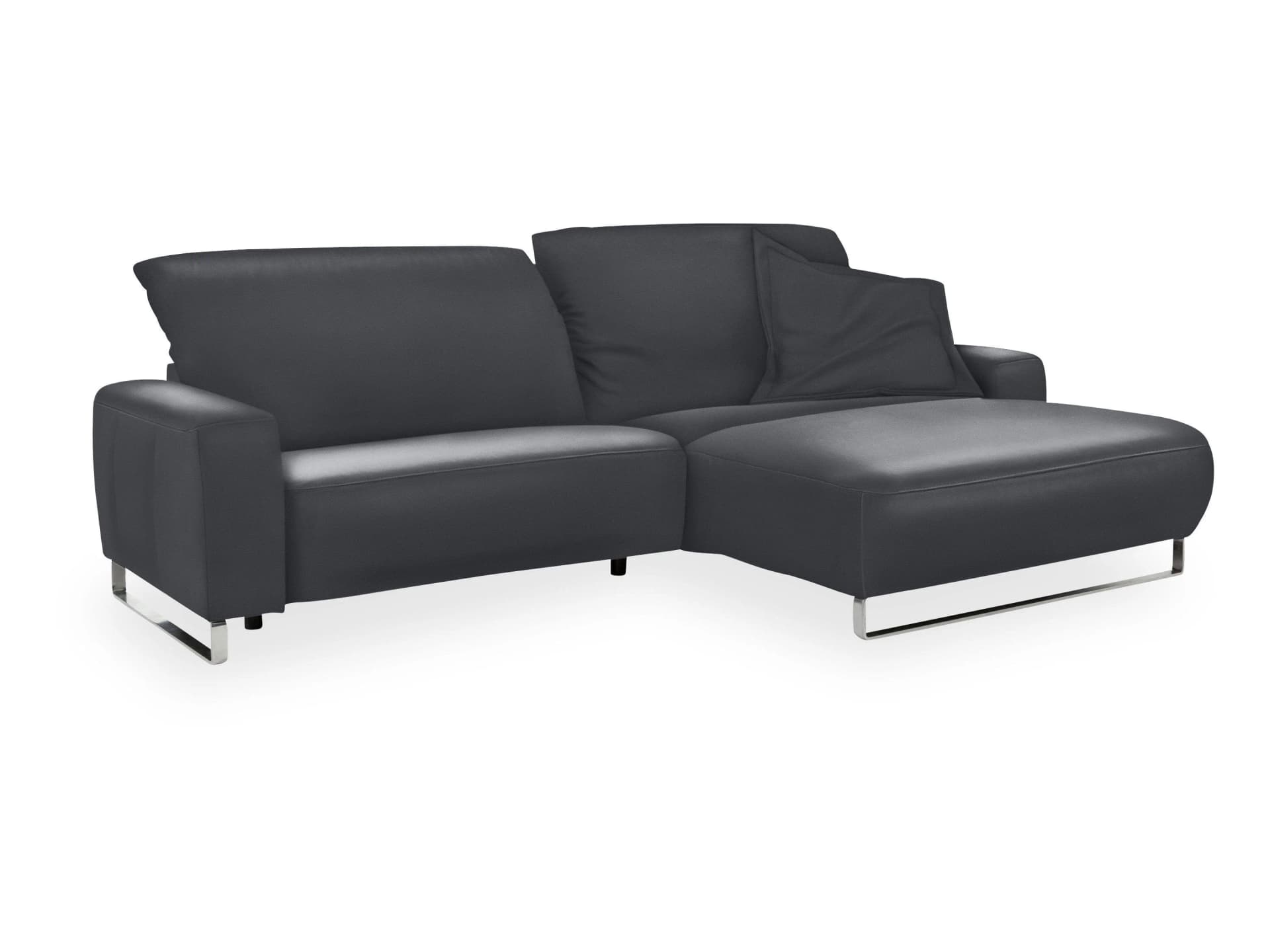 Polsterecke CALANO 2.0 von CANDY (Loft) mit Lederbezug und Kopfteilverstellung